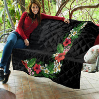 Hawaii Tropical Flowers and Leaves Quilt Tapa Pattern Colorful Mode LT03 - Polynesian Pride