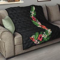 Hawaii Tropical Flowers and Leaves Quilt Tapa Pattern Colorful Mode LT03 - Polynesian Pride
