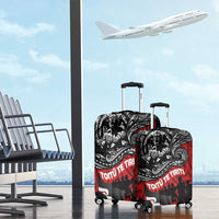 Aotearoa Toitu Te Tiriti Luggage Cover Honoring Te Tiriti o Waitangi Maori Haka