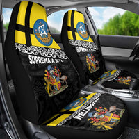 New Zealand Wellington Car Seat Cover The Capital's Emblems Flag and Koru Art LT03 - Polynesian Pride