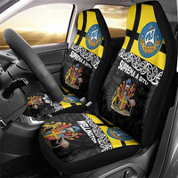 New Zealand Wellington Car Seat Cover The Capital's Emblems Flag and Koru Art LT03 - Polynesian Pride
