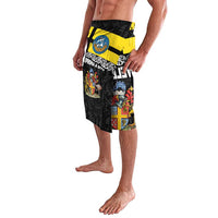 New Zealand Wellington Lavalava The Capital's Emblems Flag and Koru Art