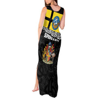 New Zealand Wellington Tank Maxi Dress The Capital's Emblems Flag and Koru Art