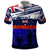 New Zealand and Australia ANZAC Day Polo Shirt Lest We Forget Red Poppy Flowers and Soldier LT03 Blue - Polynesian Pride