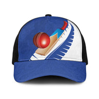 New Zealand Cricket Baseball Net Cap Kiwi Birds Haka Dance Blue Fern Sporty Style