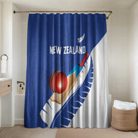 New Zealand Cricket Bathroom Set Kiwi Birds Haka Dance Blue Fern Sporty Style
