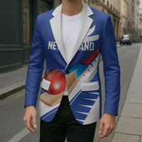 Custom New Zealand Cricket Blazer Kiwi Birds Haka Dance Blue Fern Sporty Style