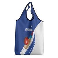 New Zealand Cricket Grocery Bag Kiwi Birds Haka Dance Blue Fern Sporty Style
