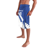 Custom New Zealand Cricket Lavalava Kiwi Birds Haka Dance Blue Fern Sporty Style