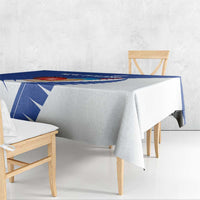 New Zealand Cricket Tablecloth Kiwi Birds Haka Dance Blue Fern Sporty Style