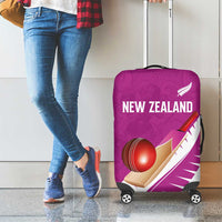 New Zealand Cricket Luggage Cover Kiwi Birds Haka Dance Pink Fern Sporty Style