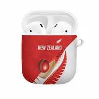 New Zealand Cricket AirPods Case Kiwi Birds Haka Dance Red Fern Sporty Style