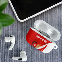 New Zealand Cricket AirPods Case Kiwi Birds Haka Dance Red Fern Sporty Style