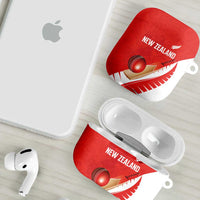 New Zealand Cricket AirPods Case Kiwi Birds Haka Dance Red Fern Sporty Style