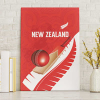 New Zealand Cricket Canvas Wall Art Kiwi Birds Haka Dance Red Fern Sporty Style
