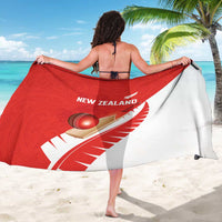 New Zealand Cricket Sarong Kiwi Birds Haka Dance Red Fern Sporty Style