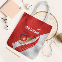 New Zealand Cricket Tote Bag Kiwi Birds Haka Dance Red Fern Sporty Style