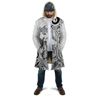 New Zealand Sea Animals with Maori Tribal Tattoo Cloak White Color