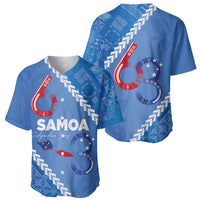 Samoa Independence Day Baseball Jersey Anniversary 63th-Siapo Art