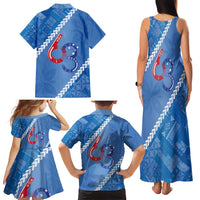 Samoa Independence Day Family Matching Tank Maxi Dress and Hawaiian Shirt Anniversary 63th-Siapo Art