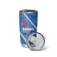 Samoa Independence Day Tumbler Cup Anniversary 63th-Siapo Art LT03 - Polynesian Pride