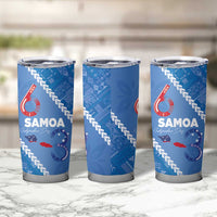 Samoa Independence Day Tumbler Cup Anniversary 63th-Siapo Art LT03 - Polynesian Pride