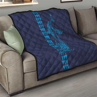 Aloha Hawaii Whale Kakau and Polynesian Tattoo Quilt Dark Navy Color LT03 - Polynesian Pride