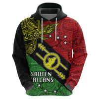Personalised Papua New Guinea Southern Highlands Province Hoodie PNG Birds Of Paradise Polynesian Arty Style LT03 - Polynesian Pride