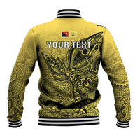 Personalised Papua New Guinea National Capital District Baseball Jacket PNG Birds Of Paradise Polynesian Arty Style LT03 - Polynesian Pride