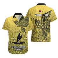 Personalised Papua New Guinea National Capital District Hawaiian Shirt PNG Birds Of Paradise Polynesian Arty Style LT03 - Polynesian Pride