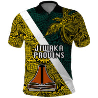 Personalised Papua New Guinea Jiwaka Province Polo Shirt PNG Birds Of Paradise Polynesian Arty Style LT03 Yellow - Polynesian Pride