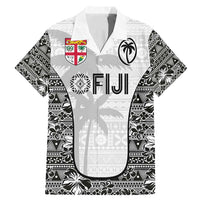 Custom Fiji Pacific Rugby 2024 Family Matching Mermaid Dress and Hawaiian Shirt Tapa Tribal and Fijian Masi Pattern