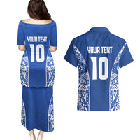 Custom Samoa Pacific Rugby 2024 Couples Matching Puletasi and Hawaiian Shirt Polynesian Pacific Tribal Pattern LT03 - Polynesian Pride