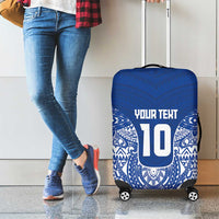 Custom Samoa Pacific Rugby 2024 Luggage Cover Polynesian Pacific Tribal Pattern