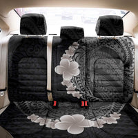 Hawaiian Tropical Plumeria Art Polynesian Tattoo Back Car Seat Cover Grayscale Color LT03 - Polynesian Pride