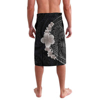 Hawaiian Tropical Plumeria Art Polynesian Tattoo Lavalava Grayscale Color