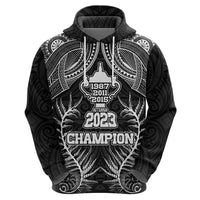 New Zealand Rugby Hoodie Aotearoa Champion Cup History with Silver Fern LT03 - Polynesian Pride