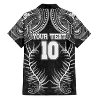 Custom New Zealand Rugby Family Matching Tank Maxi Dress and Hawaiian Shirt Aotearoa Champion Cup History with Silver Fern LT03 - Polynesian Pride