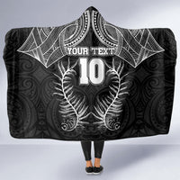 Custom New Zealand Rugby Hooded Blanket Aotearoa Champion Cup History with Silver Fern LT03 - Polynesian Pride