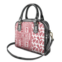 Hawaii Shoulder Handbag Aloha Tropical Plants Tribal Pattern Red Version LT03 - Polynesian Pride