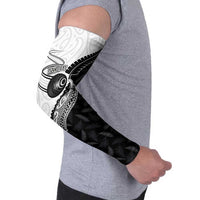 Personalised Aotearoa Lawn Bowls Arm Sleeves Maori and Silver Fern Half Style - Polynesian Pride