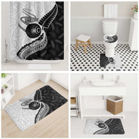 Personalised Aotearoa Lawn Bowls Bathroom Set Maori and Silver Fern Half Style - Polynesian Pride