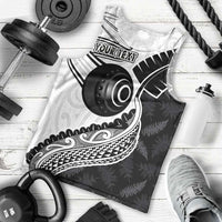 Personalised Aotearoa Lawn Bowls Men Tank Top Maori and Silver Fern Half Style - Polynesian Pride