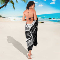 Personalised Aotearoa Lawn Bowls Sarong Maori and Silver Fern Half Style - Polynesian Pride
