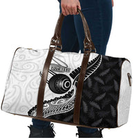 Personalised Aotearoa Lawn Bowls Travel Bag Maori and Silver Fern Half Style - Polynesian Pride