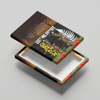 New Zealand and Australia ANZAC Day Canvas Wall Art Soldier and Last Post Camouflage Pattern LT03 - Polynesian Pride