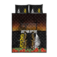 New Zealand and Australia ANZAC Day Quilt Bed Set Soldier and Last Post Camouflage Pattern LT03 - Polynesian Pride