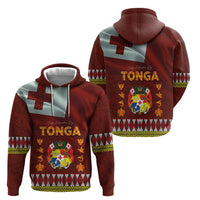 Tonga Independence Day Zip Hoodie National Flag and Emblem with Ngatu Art Pattern LT03 - Polynesian Pride