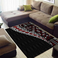 Tonga Ngatu Art Tattoo Polynesian Area Rug