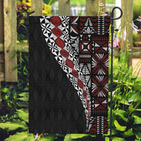 Tonga Ngatu Art Tattoo Polynesian Garden Flag LT03 Garden Flag Black - Polynesian Pride